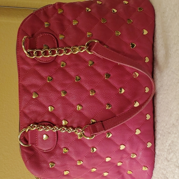 Betsey Johnson Handbags - Betsey johnson bright pink bag